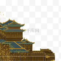 国潮中国风建筑宫殿