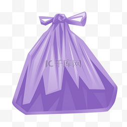 日常用品的小图标图片_紫色日常塑料袋