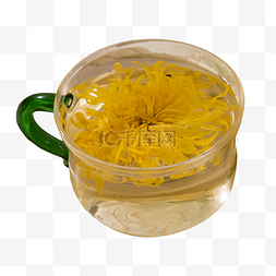 杯子勺子图片_杯子里的金丝黄菊