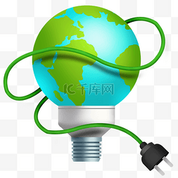 能源绿色地球图片_绿色地球节能减排