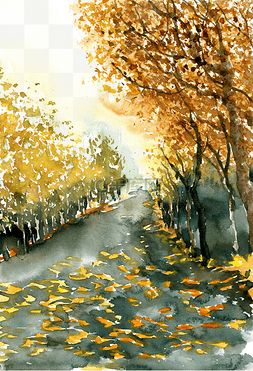 秋季的街道