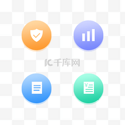 金融理财商城app金刚区icon图标