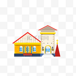 房屋建筑装饰图案元素