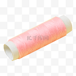 缝纫手工图片_粉色缝纫线