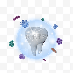 三维牙齿对抗口腔细菌