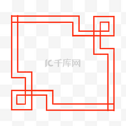 回形花纹边框图片_中式花纹边框