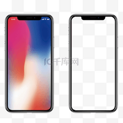 扑克牌模型图片_手绘iPhoneX手机模型