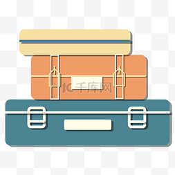 扁平旅游行李箱