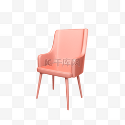 c4d模型家具图片_立体柔色椅子C4D模型