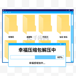 压缩包图片_幸福压缩包解压中