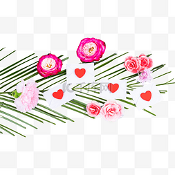 花卉信封图片_爱心信封花朵