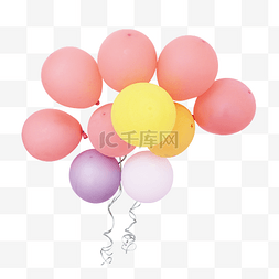 彩色唯美可爱气球