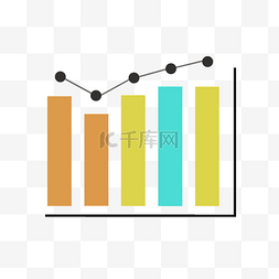 折线图图片_PPT统计图折线图