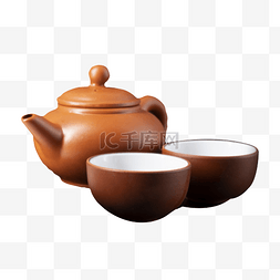 中国风茶壶茶杯