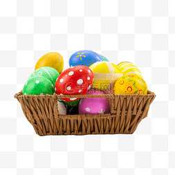 一篮子复活节彩蛋