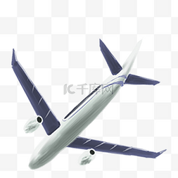 航运飞机图片_卡通灰色的飞机
