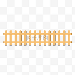 木质栏杆图片_黄色木质栅栏