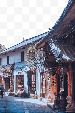 街道图片_云南街道古镇住宅