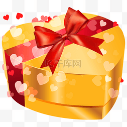 礼盒礼盒包装图片_爱心表白礼物礼盒包装上