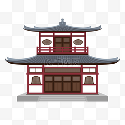 日本传统风格寺庙建筑