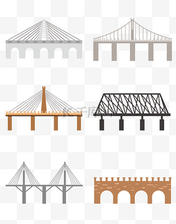 城市建筑图片_大桥图标