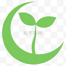 logo小树苗保护环境