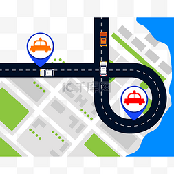 map定位导航地图出租车