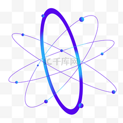 图形科技装饰图片_不规则图形科技感点线蓝色