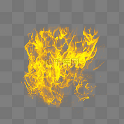 喷火图片_写实燃烧的火焰喷火元素