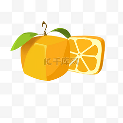 水果图片_立体水果橘子