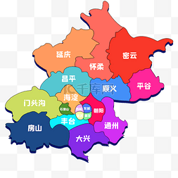 色块拼接图片_色块拼接北京地图