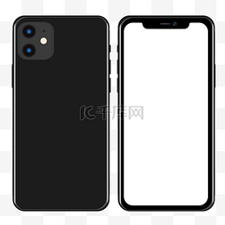 制造系统图片_黑色iPhone11手机模型