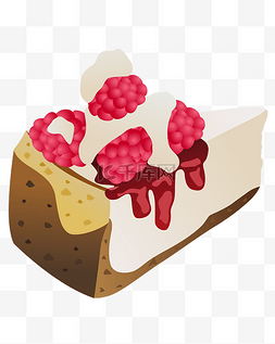 草莓蛋糕手绘图片_草莓蛋糕糕点甜品爱情