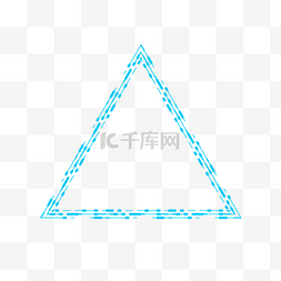 三角形科技风线框
