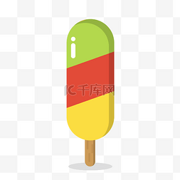 冰棒甜品矢量素材图片_夏季清凉水果口味冰棒矢量PNG免抠