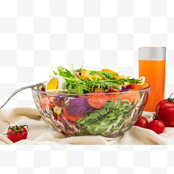 蔬菜沙拉拼盘图片_水果蔬菜沙拉饮料拼盘