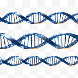医基因图片_光泽蓝色dna螺旋结构3d元素