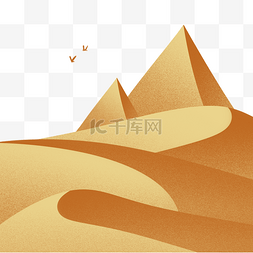 沙漠图片_金字塔沙漠