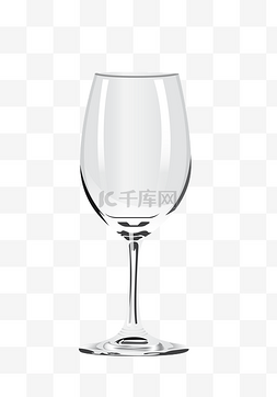 红酒logo图片_矢量银色大肚高脚红酒杯
