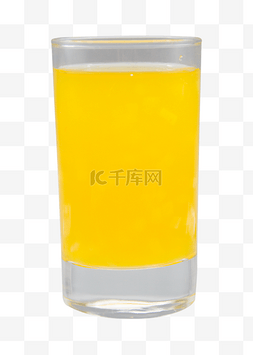 黄色冰镇橙汁