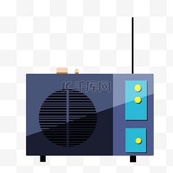 天线装饰播放器插画