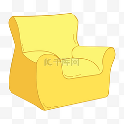 简约黄色沙发