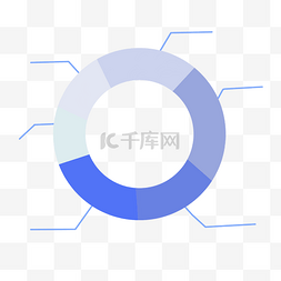 数据图片_圆环统计图表数据分类png免抠图