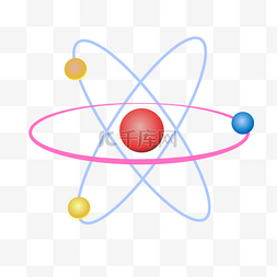 光电子元件图片_化学原子分子矢量网页元件