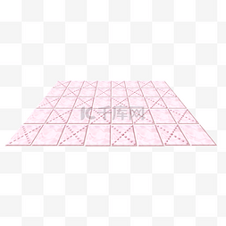 瓷砖地板图片_粉红色粉色凸起拼块瓷砖地板