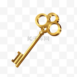 写实金色钥匙