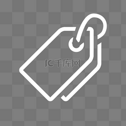 文字图片_白色文字标签图标