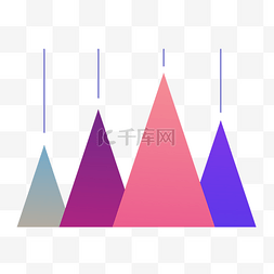 多彩边框图片_时尚多彩简约渐变免扣ppt矢量png格