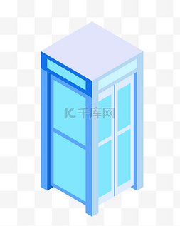 5玻璃图片_25d蓝色电梯
