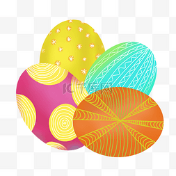 彩色彩蛋装饰